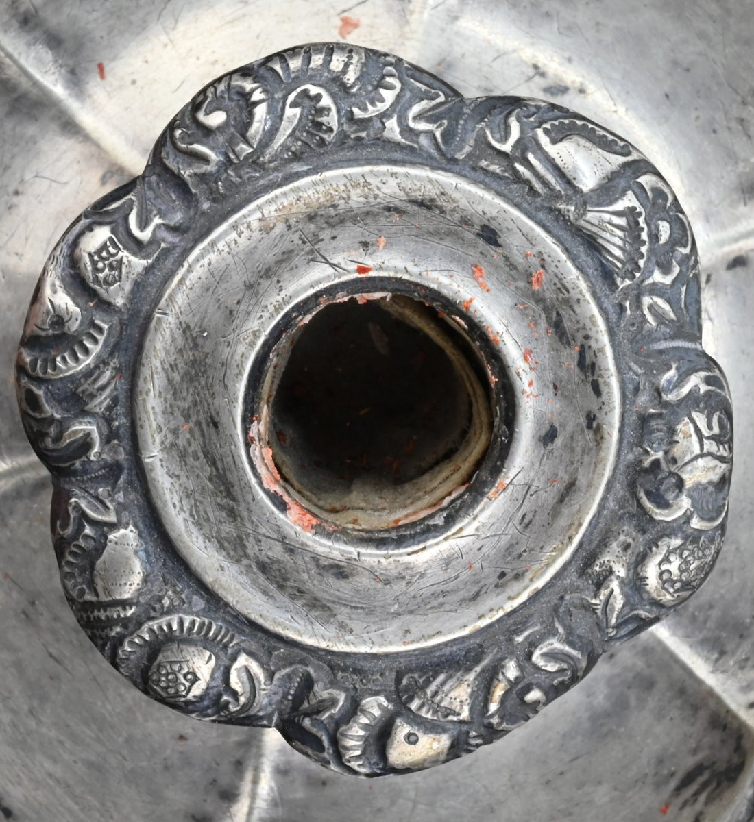 Bougeoir en Argent - Italie, XIXe siècle-photo-3